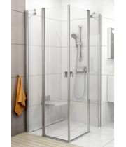 Душевая дверь Ravak Chrome CRV2-120 x2 белый+транспарент