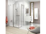 Душевая дверь Ravak Chrome CRV2-80 x2 сатин+т..