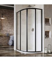 Душевая дверь Ravak Supernova SKCP4-80, 195 см, черный+перл, 3114O30211