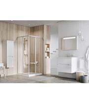 Душевая дверь Ravak Supernova SRV2-80-S, 195 см, сатин+грейп, 14V40UO2ZG