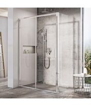 Стенка душевая Ravak BLSPS-80 блестящий + транспарент, X9BM40C00Z1