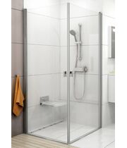 Душевая дверь Ravak Chrome CRV1+CRV1-100 блестящий+транспарент