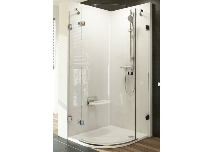 Душевой уголок Ravak Brilliant BSKK3-80 L хром+транспарент