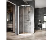 Душевой уголок полукруглый Ravak NSKK3-90, бе..