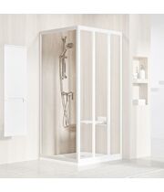 Душевая стенка Ravak Supernova APSS-75, 198 см, белый+грейп, 940301R2ZG