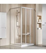 Душевая стенка Ravak Supernova APSS-75, 198 см, сатин+транспарент, 94030UR2Z1