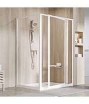 Душевая стенка Ravak Supernova PSS-90, 195 см, белый+грейп, 940701O2ZG