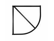 Каркас душевого поддона Ravak Elipso R-90, GR..