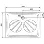 Поддон Ravak Gigant PRO 120x90, черный матовый, XA03G701010BM