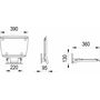 Cиденье для душа Ravak OVO-B II Clear, B8F0000051