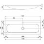 Умывальник Ravak Ring 1000 100x38