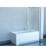 Шторка для ванны Ravak CVS1-80 L сатин+транспарент