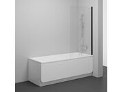 Шторка для ванны Ravak NVS1-80, черный + tran..