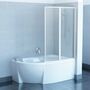 Шторка для ванны Ravak Rosa VSK2 160 L белый+транспарент