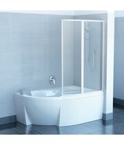 Шторка для ванны Ravak Rosa VSK2 160 R белый+рейн