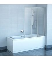 Шторка для ванны Ravak VS3 115 белый+рейн