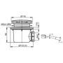Сифон для поддона Ravak Profesional 90, черный, X01749