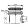Сифон для поддона 90 Ravak Standart X01314, высота 81 мм, хром, 0,5 л/с