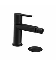 Смеситель для биде Ravak PU 055.20, с донным клапаном, черный, X070189