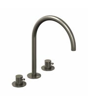 Смеситель для умывальника 3-хэлементный Ravak ES 018.20GB, 270 мм, графит, X070312