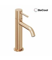 Смеситель для умывальника Ravak ES 012.61GB BeCool, 190 мм, без донного клапана, розовое золото, X070398