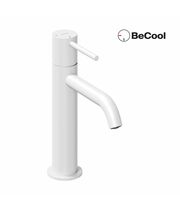 Смеситель для умывальника Ravak Espirit 012.11 BeCool, 190 мм, без донного клапана, белый матовый, X070395