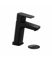 Смеситель для умывальника Ravak TD F 013.20, с донным клапаном, черный, X070149