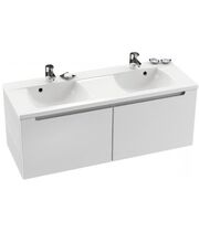 Тумба под сдвоенный умывальник Ravak Classic  130x49x49, белый/белый