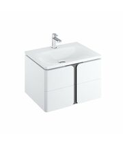 Тумба под умывальник Ravak SD Balance 800, белый/графит, X000001369