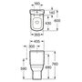 Бачок для унитаза Roca Dama Senso Compacto, 734151B000