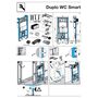 Инсталляция Roca In-Wall Duplo Smart WC, 7890090800