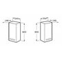 Шкаф-колонна Roca Gap 20x34x80 L, бежевый, ZRU9302695