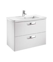 Тумба под умывальник Roca Gap ZRU9302877 78x41,5x60, глянцевый белый