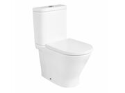 Унитаз напольный Roca The Gap Round 60x37, бе..