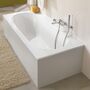 Ванна квариловая Villeroy&Boch Oberon 170x75, с ножками, без отв перелива, белая, UBQ170OBE2V-01