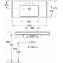 Умывальник Villeroy&Boch Subway 2.0 100х47, 7175A001