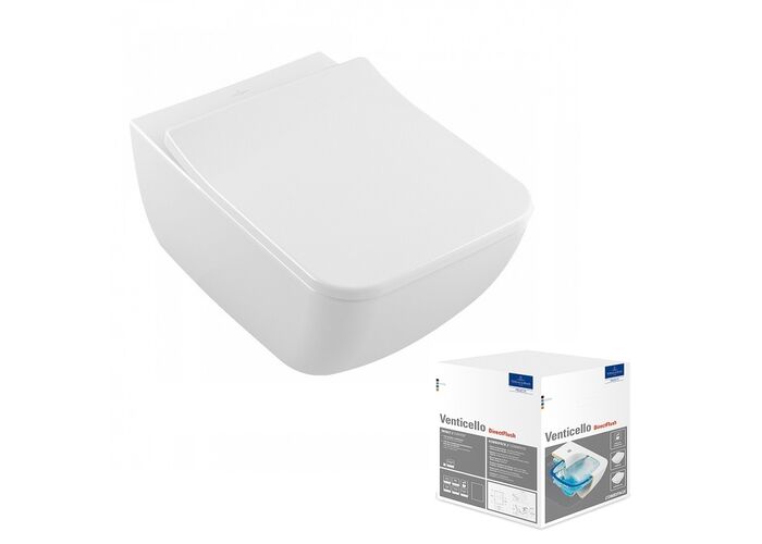 Унитаз с сиденьем Villeroy&Boch Venticello, 4611RS01
