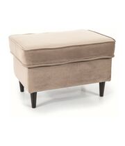 Пуф SIGNAL RON Velvet Bluvel 40 темно-бежевый/венге (P)