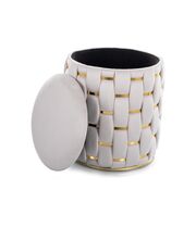 Пуф SIGNAL TIARA Velvet светло-бежевый