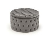 Пуф HALMAR NUNEZ серый..