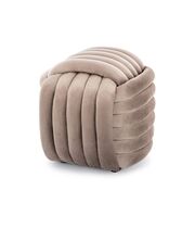 Пуф SIGNAL BRUNI Velvet темно-бежевый