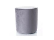 Пуф SIGNAL DOTI B Velvet Bluvel 14 темно-серы..