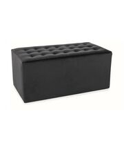 Пуф SIGNAL LORI 2 Velvet Bluvel 19 черный