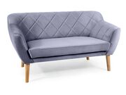 Диван SIGNAL KARO 2 Velvet Bluvel 14 серый/бу..