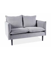 Диван SIGNAL FLORA Velvet Bluvel 14 серый/венге