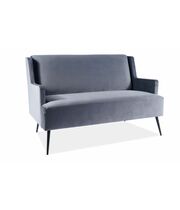 Диван SIGNAL GEMMA Velvet Bluvel 14 серый/венге