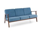 Диван HALMAR MILANO 3S tap. Castel 74 синий/о..