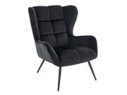 Кресло SIGNAL LOUIS Velvet 19 черный/черный..