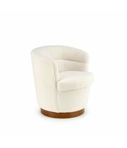 Кресло HALMAR AMY кремовый/ореховый