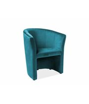 Кресло SIGNAL TM-1 Velvet Bluvel 85 бирюзовый/венге